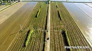 Wow, huge tits Latina banged hard on the terrace! 🔥