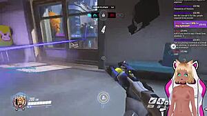 Vtuber Lewdneko Plays Overwatch And Gets Spanked Part 2