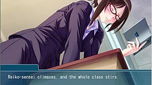the beautiful female teacher with glasses hides masochism and lust. she can't disobey my commands!