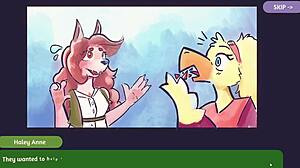 Two Chicks Playing Poker In Furry Strip Poker Game With Clothes Ripped