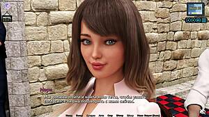 Blonde Teen Plays Sexy Anime Game in Sunshine Love