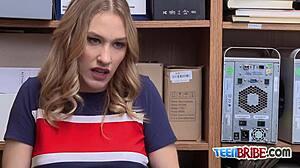 Pervert uniformed hunky dude smashes pornstar hardcore