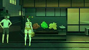 Shameless milf exhibicionista showing off big tits and ass