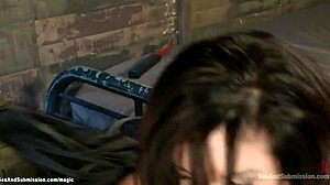 I felt every sting as this milf took corporal punishment before rough cock action.