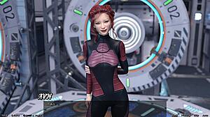 I feel emotional showcasing my project as asian milf scientist in space.