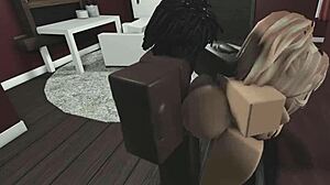 I bent this white girl over and pounded her hard in her bedroom.