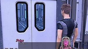 I feel emotional showcasing my project as asian milf scientist in space.