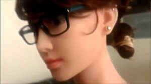 Sexy Asian love doll prepped for intense hardcore banging.