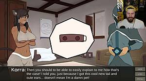 korra turns into a furry cummy bender