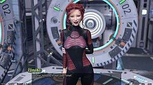 I feel emotional showcasing my project as asian milf scientist in space.