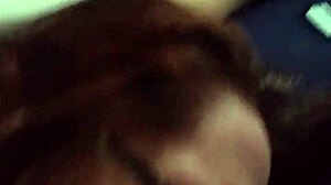 Husband intensely fingers tight pussy and ass of nerdy brunette wife