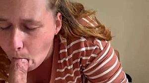 Piggy Girl Sucks Cock Loudly