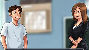 I enjoy playing Summertime Saga episode 125 with its erotic cartoon anime style