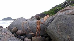 I felt that naughtiness by the sea with lady milf joy cardozo