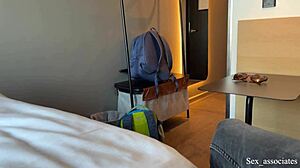 Stepmother Shares Hotel Bed and Tight Ass