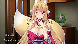 playing ejaculation time with fox girl, giving creampie in ep2