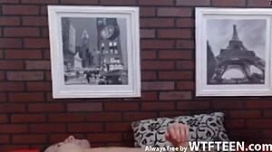 wild hardcore sex with horny amateur couple in office