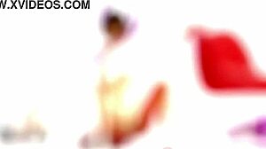 elizabeth toys her pussy and ass in solo cartoon action