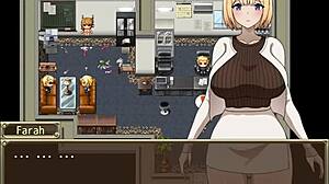 Blonde Heroine Trapped on Roof in Otherworld Adventure