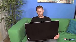 Super hot blonde teen takes monster cock deep in pussy