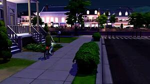 Sims 4 Back To The Future XXX Parody With Interracial Group