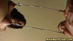 sexy fetish sluts tug and tease in bondage play