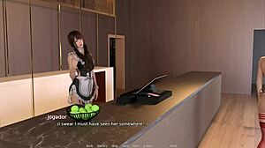 餐厅浴室里与完美身材的最佳性爱