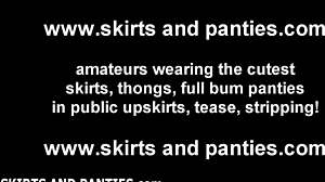 Let Me Lift My Tiny Cheerleader Skirt to Tease You Now