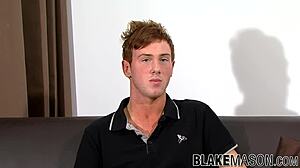 i'm milo taylor, a redhead gay amateur, stroking my big cock and playing with my ass