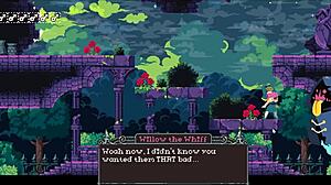 flip witch pixel hentai game ep 12 ghost boss with giant boobs