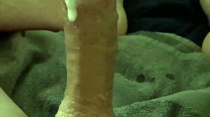 X900d Performs Intense Solo Fleshlight Wank Leading to Internal Cumshot Creampie