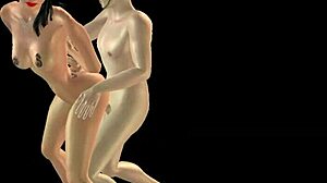 hentai girl giving blowjob, japanese man fucks from behind?