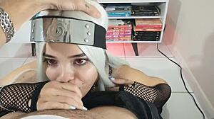 Amateur Teen Cosplay Blowjob With Sharingan In Naruto Anime