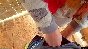 Cum inside my panties after rubbing...