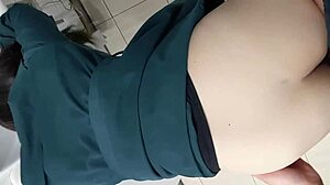 College couple bangs raw in toilet with intense insertion