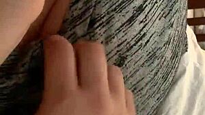 playing with my wife's incredible 42f natural tits feels so damn good