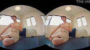 Amateur Yanks Mercy West Pussy Contractions in Solo Play