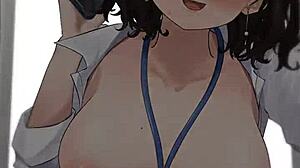 Hentai Creampie Cowgirl Riding While on the Phone