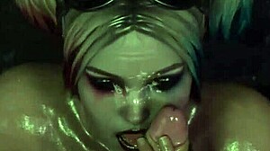 sexy girl gets warm cum 😋