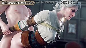 Siri gets intensely fucked in this perfect Witcher 3D scene.