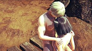 Hentai Uncensored 3d - Kitty Boobjob And Fucked With Creampie - Japanese Asian Manga Anime Game Porn!