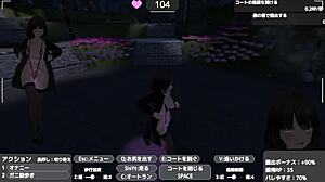 sereka-san exposes herself in naked coat without notice