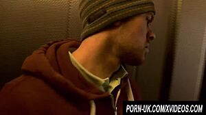 天然英国红发Zara Durose用天然奶子激烈诱惑继兄，口交和后入