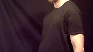 Watch this gay man jerk off his big cock solo.