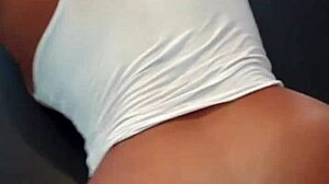 Amateur couple engages in hardcore sex on desk, blowjob leading to rough fucking on huge tits and ass