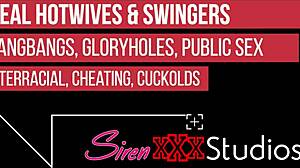 big tits amateur feels intense pleasure with first big black cock in group cumshot