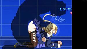 Mugen Brian vs ES 在动画性爱场景中激烈对战