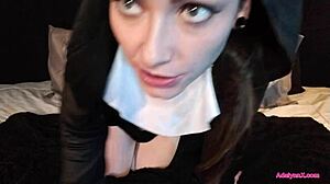 Adalynnx - Nun Explores Wild Anal Adventures