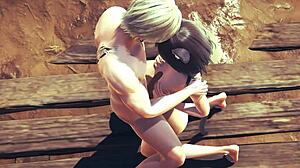 Hentai Uncensored 3d - Kitty Boobjob And Fucked With Creampie - Japanese Asian Manga Anime Game Porn!