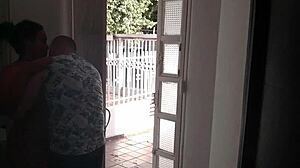 using flour as excuse, i bang my best friend's wife and finish on her face